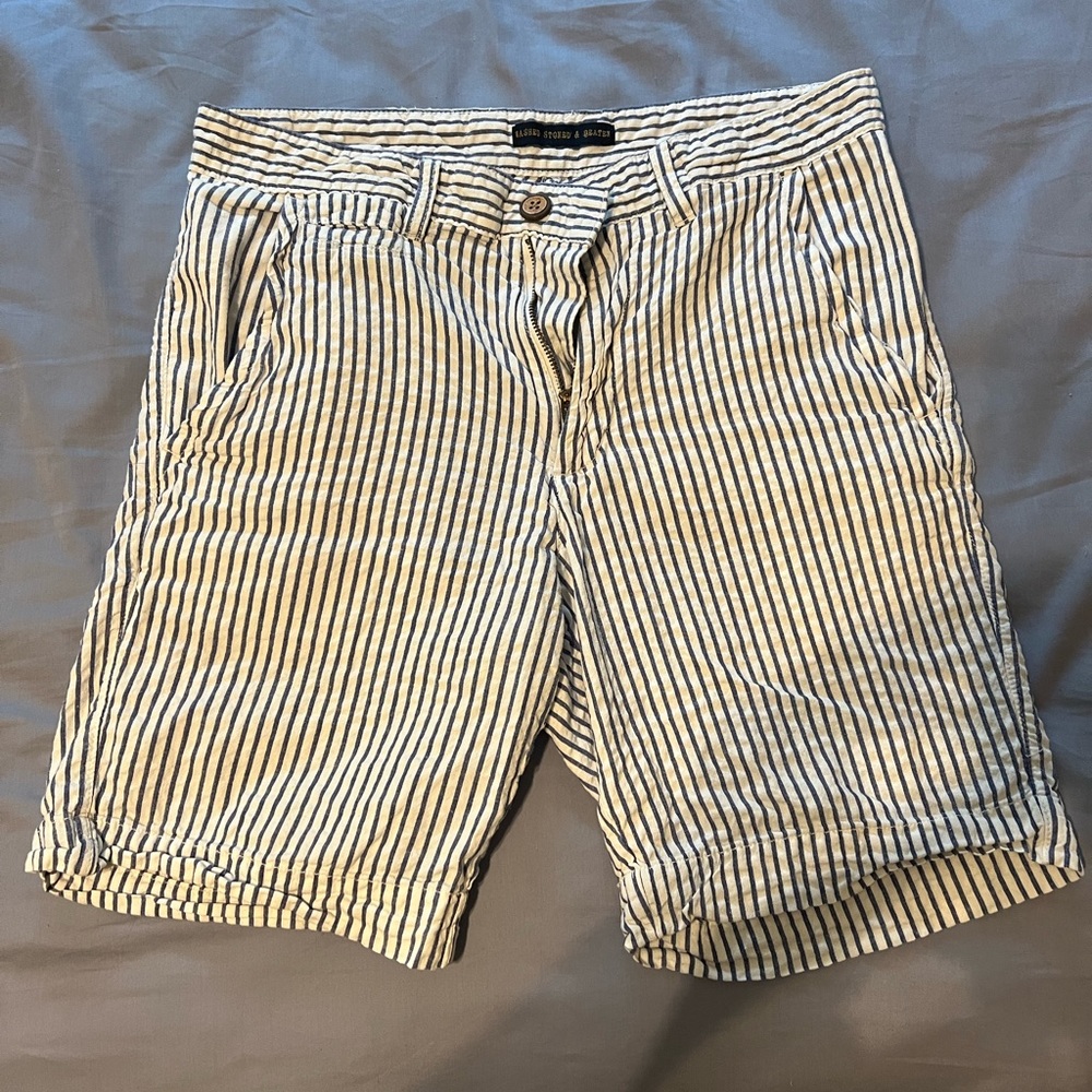 Vintage 1946 Seersucker Shorts